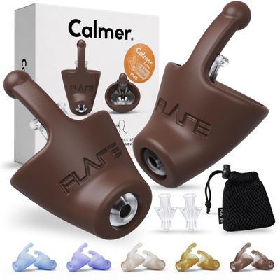 Flare Calmer Extra (Standard) | Earplug Alternative with -10 dB Sound Reduction | Stress Relief from Everyday Noise | No Muffling | Soft Silicone Ear Tool