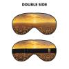 Sunflower Field Sunset Sea of Flowers Eye Mask for Sleeping, Sleeping Mask Blocking Out Light Perfectly for Women and Men, Soft and Comfortable Blindfold for Travelling view 2