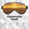 Sunflower Field Sunset Sea of Flowers Eye Mask for Sleeping, Sleeping Mask Blocking Out Light Perfectly for Women and Men, Soft and Comfortable Blindfold for Travelling view 3