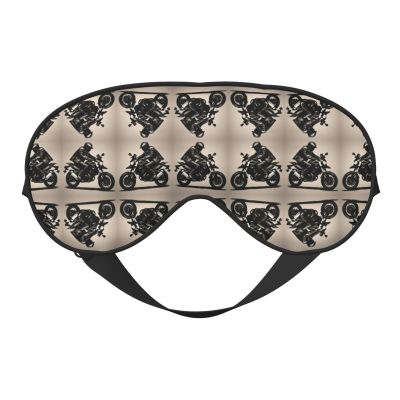 Rider Silhouette Eye Mask for Sleeping, Sleeping Mask Blocking Out Light Perfectly for Women and Men, Soft and Comfortable Blindfold for Travelling