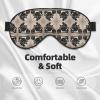 Rider Silhouette Eye Mask for Sleeping, Sleeping Mask Blocking Out Light Perfectly for Women and Men, Soft and Comfortable Blindfold for Travelling view 3