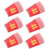 FELTECHELECTR Traditional Chinese Style Disposable Paper Cups 50ml for Tea Coffee Wedding view 1