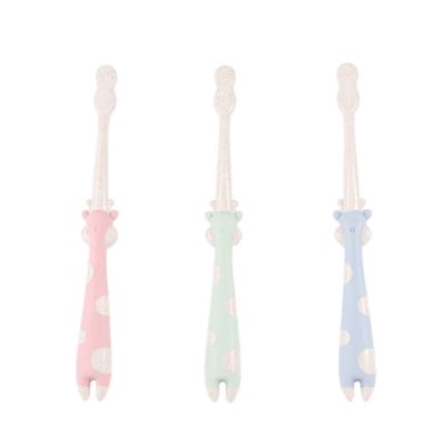 SEWOART Super Boys and Girls Toothbrush 3pcs Children's Toothbrushes Soft Bristles