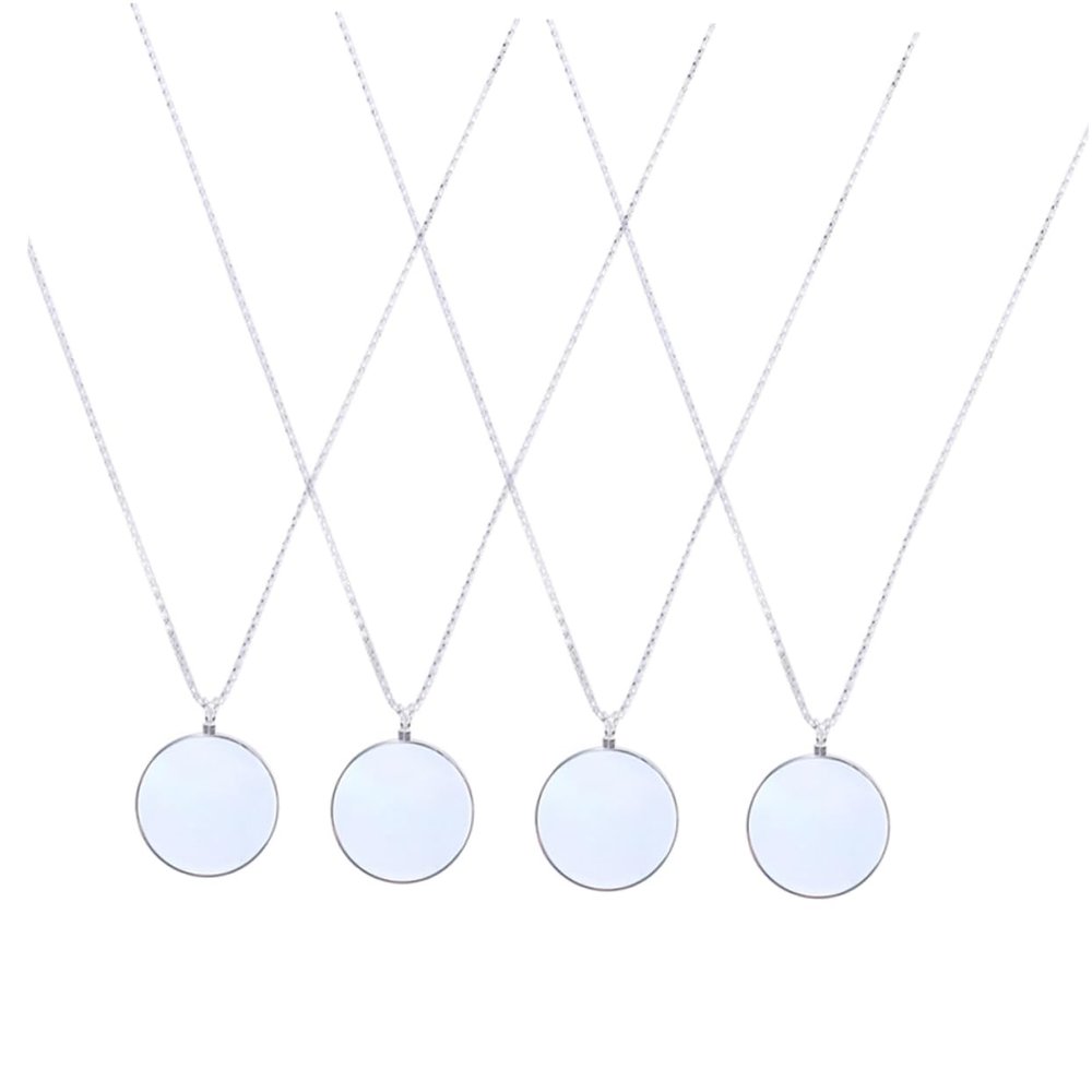 Didiseaon 4pcs Magnifying Glass Pendant Necklace Package Magnifier for Jewelry Inspection and Reading