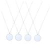 Didiseaon 4pcs Magnifying Glass Pendant Necklace Package Magnifier for Jewelry Inspection and Reading view 1