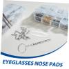 FRCOLOR 1set PVC Slip Drag Hold Screw Set for Glasses Nose Pads Replacement Parts for Eyewear view 3