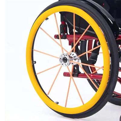 13,20in,20/22/24Inch Wheelchair Push Rim Covers 1 Pair Silicone Wheelchair Hand Push Cover Non-Slip Hand Push Cover Improve Grip and Traction, Easy to Take of and Clean