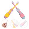 Ipetboom 6pcs Cartoon Girl Toothbrushes Cup Soft Bristles for Gentle Cleaning Ergonomic Design for Hands Fun Oral Care Tool for Boy Girl view 4