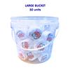 WBB Marshmallows Large Bucket | Individually Wrapped Toasters | 50 units | Printed Designs | Great for sharing | Ideal for s'mores (Large Bucket) view 2