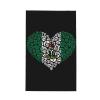 Nigeria Flag and Rose Heart Premium Waffle Kitchen Towel Absorbent, Durable & Stylish Dish Towels for Drying Dishes Quick Drying Kitchen Towels Dish Rags 26 X 16 Inches view 1