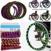 4,24in,Wheelchair Push Rim Covers Protective Sleeve Non-Slip Hand Push Cover Improve Grip and Traction, Easy to Take of and Clean view 4