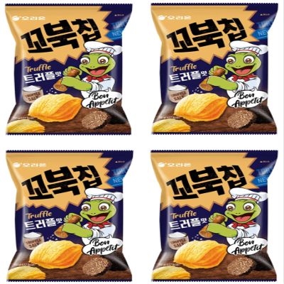 [4 Big Packs] Orion Turtle Chips Truffle Flavor, 160g, 5.65oz