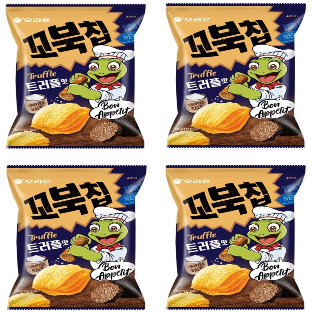 [4 Big Packs] Orion Turtle Chips Truffle Flavor, 160g, 5.65oz