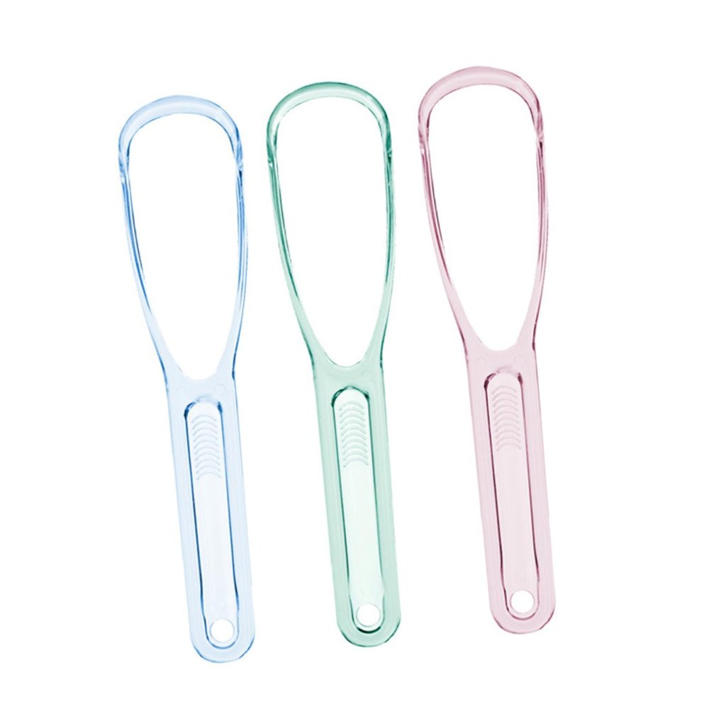 GALPADA Oral Tongue Cleaner Scraper Tongue Scraper for Adults Scrubber Comfortable Grip for Fresh Breath