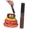 Ciieeo 3pcs Tibetan Sound Bowl Cushions Mallet Non-Slip Meditation Pads for Yoga Relaxation Handmade Pillows for Tibetan Singing Bowls Random Colors