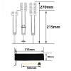 XDTKJDZ Tuning Forks for Healing Set, 32HZ/64HZ/128HZ Sound Healing Instrument, with Hockey Puck Activator, for Chakras, Sound Therapy, Meditation, Medical Healing view 4