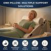 10-in-1 Adjustable Design 3PCS Wedge Pillow for Sleep Apnea, Wedge Pillow for Acid Reflux Relief, Orthopedic Headboard Bed Wedge Pillow for Sleeping, Neck & Back Support for Snoring and Reading view 2