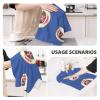 AOLXDE Minnesota State Flag Print Waffle Weave Kitchen Dish Towels Super Absorbent Towels for Kitchen Cleaning view 3