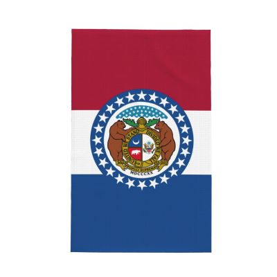 AOLXDE Missouri State Flag Print Waffle Weave Kitchen Dish Towels Super Absorbent Towels for Kitchen Cleaning