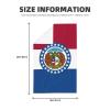 AOLXDE Missouri State Flag Print Waffle Weave Kitchen Dish Towels Super Absorbent Towels for Kitchen Cleaning view 2