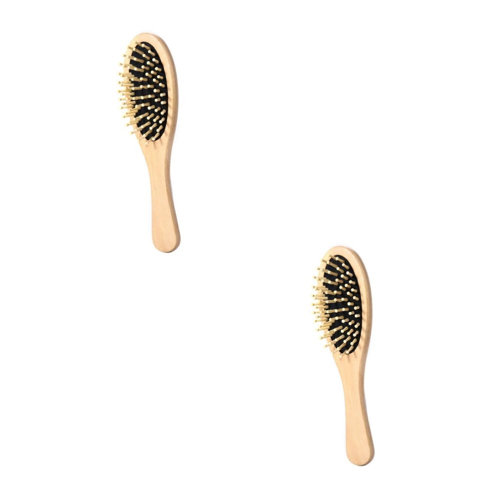 Veemoon 2pcs Men Hair Comb Detangling Brush for Curly Hair Spa Massager Comb Treatment