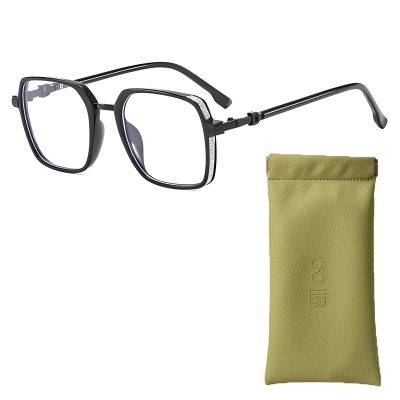 SAMDAKAL Reading Glasses for Office Women Anti Blue Lightweight Computer Glasses Wide Angle Portable Design with Case
