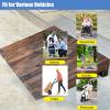 BABYCE Portable Driveway Ramp Wooden Transition Ramp for Doorway 4 5 6 7 8 10 Inch Rise, Heavy Duty Barrier-Free Non Slip Threshold Ramp for Seniors Disabled Pets(80x60x13cm/31.5x23.6x5in) view 4