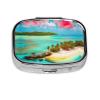 The Square Mini Medicine Box is Suitable for Putting in Pockets or Wallets. It is Easy to Open and Practical.Caribbean Scenery view 1