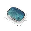 The Square Mini Medicine Box is Suitable for Putting in Pockets or Wallets. It is Easy to Open and Practical.The Deep Ocean view 3