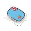 The Square Mini Medicine Box is Suitable for Putting in Pockets or Wallets. It is Easy to Open and Practical.Fiji Flag view 3