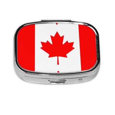 The Square Mini Medicine Box is Suitable for Putting in Pockets or Wallets. It is Easy to Open and Practical.Canadian Flag