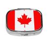 The Square Mini Medicine Box is Suitable for Putting in Pockets or Wallets. It is Easy to Open and Practical.Canadian Flag view 1