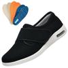 Mge Diabetic Shoes for Men Women Adjustable Walking Wide Width Non-Slip Breathable Lightweight for Neuropathy Swollen Feet Mens slippers(Black,10.5) view 1