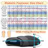Mge Diabetic Shoes for Men Women Adjustable Walking Wide Width Non-Slip Breathable Lightweight for Neuropathy Swollen Feet Mens slippers(Black,10.5) view 2