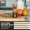 Rhino Wax Cutting Board Wax Tube 2oz - No Mess Application (NO Mineral Oil) view 3