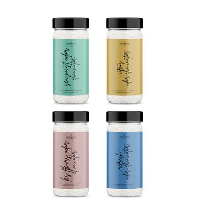 The Diamond Life Home FRESH Collection Carpet Powder Bundle 4-Pack Deodorizing Carpet & Upholstery Freshener Sea Mist, Citrus, Le Fleurs & Refresh for Vacuuming, Spring Cleaning, Rugs, & Pet Beds