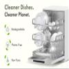 100% Plastic-Free Dishwasher Detergent Tablets, 100 Count, Free & Clear, Eco-Friendly Dishwashing Tablets, Natural, Sustainable view 3