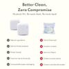 100% Plastic-Free Dishwasher Detergent Tablets, 100 Count, Free & Clear, Eco-Friendly Dishwashing Tablets, Natural, Sustainable view 4