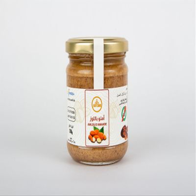 Authentic Moroccan Amlou Almond Butter with Argan Oil & Natural Honey | 200g (7.05oz) | Vegan & Gluten-Free | Traditional Moroccan Spread