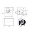 1064nm SG7106 Digital Galvo Head Set Input Aperture 10mm for Fiber Co2 355nm 532nm Lasering Marking Machine(No Red Light,1064nm Fiber) view 3