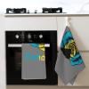 Bahamian Flag and Rose Premium Waffle Kitchen Towel Absorbent, Durable & Stylish Dish Towels for Drying Dishes Quick Drying Kitchen Towels Dish Rags 26 X 16 Inches view 4
