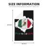 Mexican Flag Broken Hole Premium Waffle Kitchen Towel Absorbent, Durable & Stylish Dish Towels for Drying Dishes Quick Drying Kitchen Towels Dish Rags 26 X 16 Inches view 2