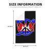 Cambodian Flag Peace Logo Premium Waffle Kitchen Towel Absorbent, Durable & Stylish Dish Towels for Drying Dishes Quick Drying Kitchen Towels Dish Rags 26 X 16 Inches view 2