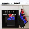 Cambodian Flag Peace Logo Premium Waffle Kitchen Towel Absorbent, Durable & Stylish Dish Towels for Drying Dishes Quick Drying Kitchen Towels Dish Rags 26 X 16 Inches view 4