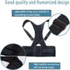 Magnetic Therapy Back Brace Posture Corrector Men's Women's Fully Adjustable Full Back Support Brace Shoulder Lumbar Support Relieves Neck, Back And Spine Pain(Large) view 3