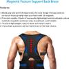 Magnetic Therapy Back Brace Posture Corrector Men's Women's Fully Adjustable Full Back Support Brace Shoulder Lumbar Support Relieves Neck, Back And Spine Pain(Large) view 4
