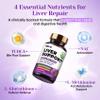Liver Cleanse Detox & Repair - 400mg Milk Thistle (80% Silymarin) with NAC, Turmeric, Dandelion & TUDCA, Dose for Your Happy Daily Liver & Digestive, Liver Support Supplement - Made in the USA view 4