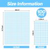 100 Pcs Blue Gingham Napkins Disposable - Blue and White Checkered Paper Napkins - Plaid Dinner Napkins for Wedding Birthday Baby Shower Picnic Party Supplies view 2