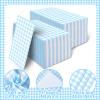 100 Pcs Blue Gingham Napkins Disposable - Blue and White Checkered Paper Napkins - Plaid Dinner Napkins for Wedding Birthday Baby Shower Picnic Party Supplies view 3