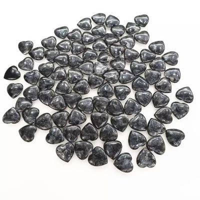 100pcs Natural ShimmerStone Heart Gemstone for Home Decor 20x6mm